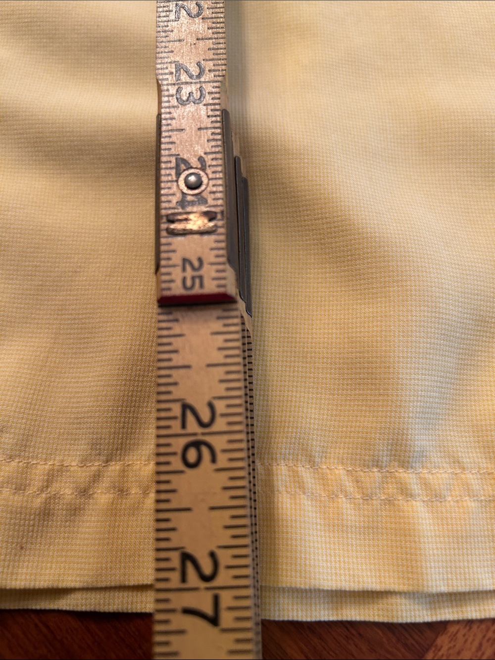 The North Face Men's Short-Sleeve Button-Down Shirt in Pale Yellow - Picture 15 of 15